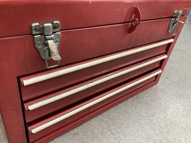 メーカー不明 3段 ツールチェスト 工具箱 ツールボックス