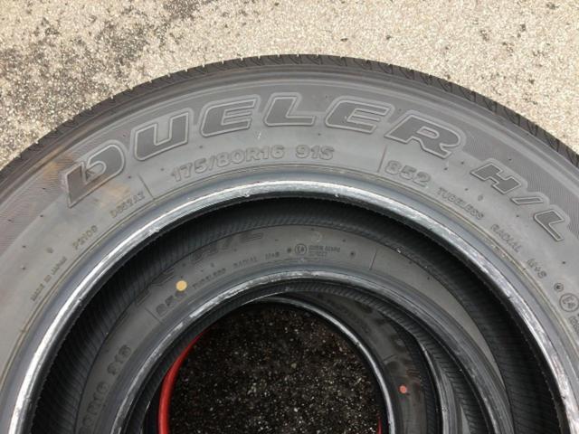 BRIDGESTONE DUELER H/L852 175/80-16 4本 タイヤのみ