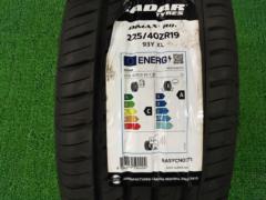 [タイヤ4本] 【未走行☆ラベル付き!】 RADAR Dimax R8+ 225/40R19 2026年モデル