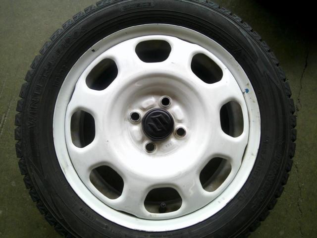 スズキ ハスラー純正スチールホイール  + DUNLOP WINTERMAXX WM02