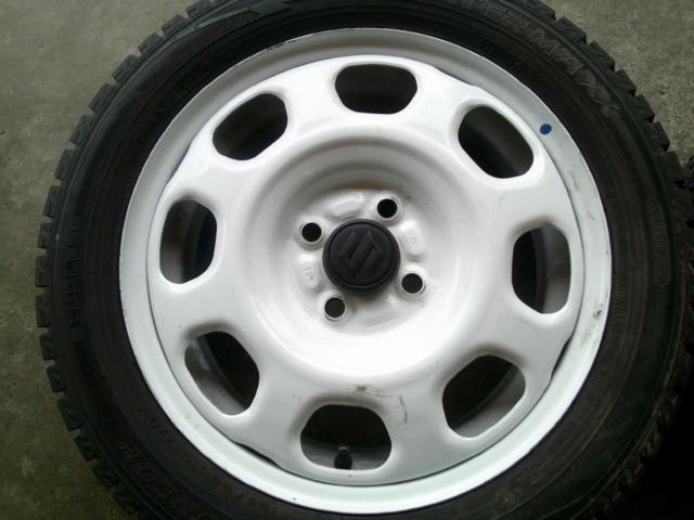 スズキ ハスラー純正スチールホイール  + DUNLOP WINTERMAXX WM02