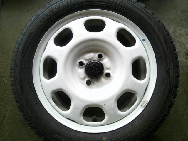 スズキ ハスラー純正スチールホイール  + DUNLOP WINTERMAXX WM02