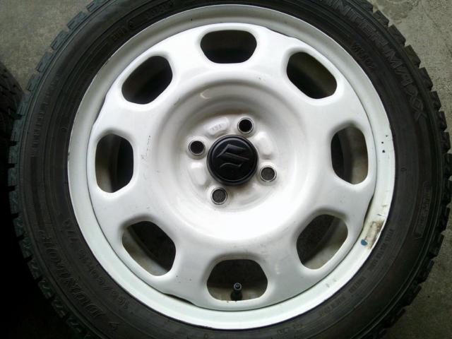 スズキ ハスラー純正スチールホイール  + DUNLOP WINTERMAXX WM02