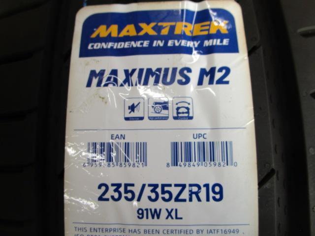 MAXTREK
MAXIMUS
M2 (manufactured in 2026/unused) 235/35R19