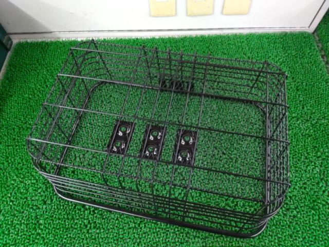 メーカー不明 フロントバスケット ブラック