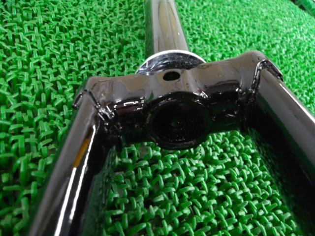 メーカー不明 スレッドタイプフロントフォーク コラム長165mm 適応サイズ不明 ブラック
