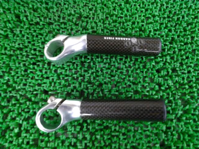 Φ22.2mm UNO カーボンバーエンドバー ブラック