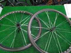 Bontrager XXX LITE(デカール無し) カーボンチューブラーホイール 前後セット