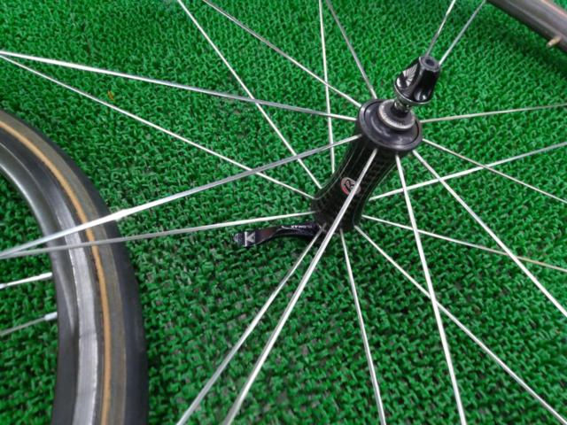 Bontrager XXX LITE(デカール無し) カーボンチューブラーホイール 前後セット