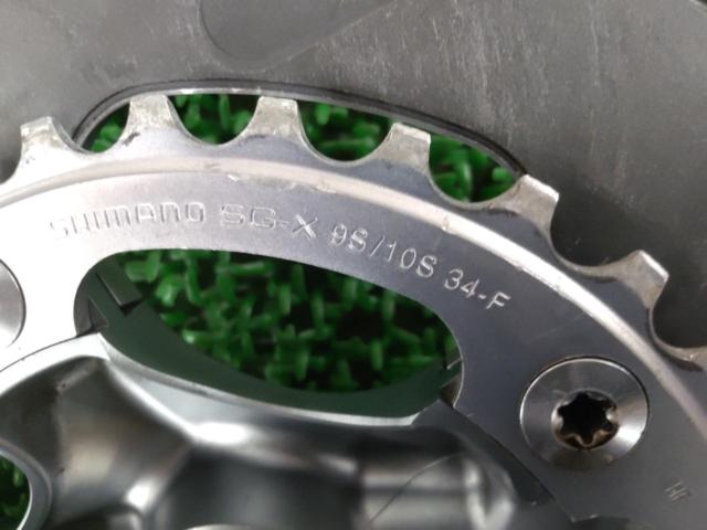 SHIMANO ULTEGRA FC-6750 50/34T 9/10S 左右クランクセット シルバー