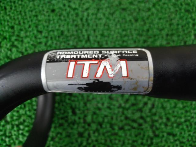 ITM ERGAL 7075 ドロップハンドル 31.8Φ/380mm ブラック