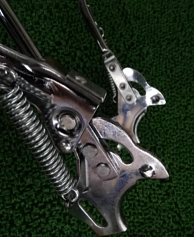 昭和インダストリーズ W-13SW 20CP 20インチ変速機なし自転車用ワイド両立スタンド 正爪 シルバー