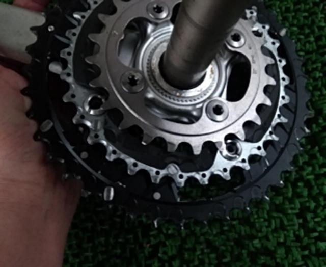 shimano Deore XT FC-M780/T780 170mm 42-32-24T アルミクランク左右セット