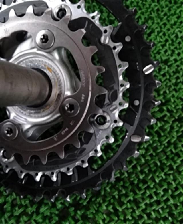shimano Deore XT FC-M780/T780 170mm 42-32-24T アルミクランク左右セット
