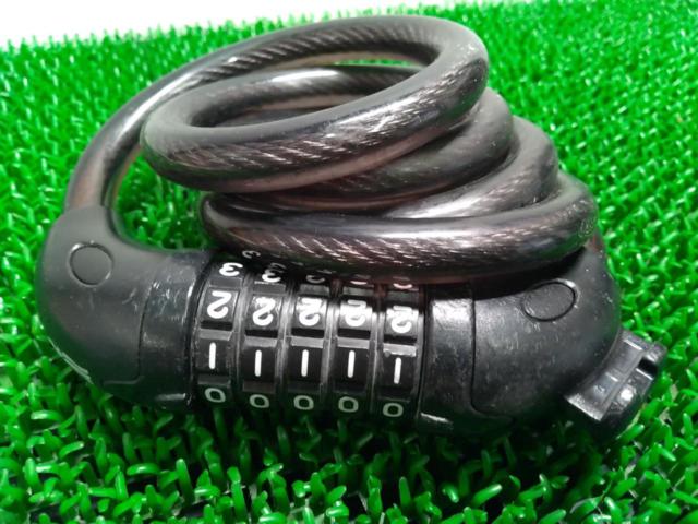 NGG ダイヤル式ワイヤーロック ブラック