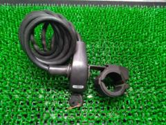 ABUS キーロック式ワイヤーロック ブラック