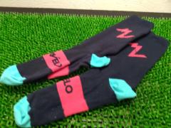 サイズ:不明 MORVELO サイクルリングソックス ネイビー