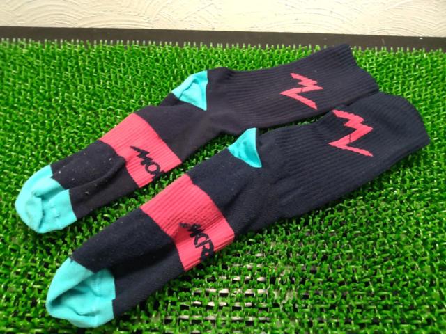 サイズ:不明 MORVELO サイクルリングソックス ネイビー