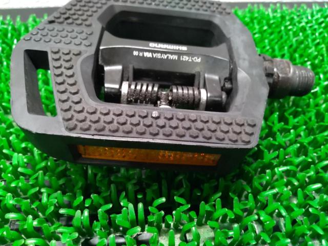 わけあり※軸ガタ SHIMANO PD-T421 SPD/フラット ビンディングペダル