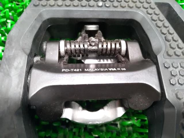 わけあり※軸ガタ SHIMANO PD-T421 SPD/フラット ビンディングペダル