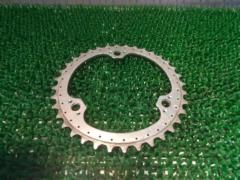 36T BCD106 メーカー不明 3穴チェーンリング シルバー