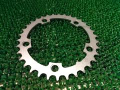 36T BCD106 メーカー不明 3穴チェーンリング シルバー