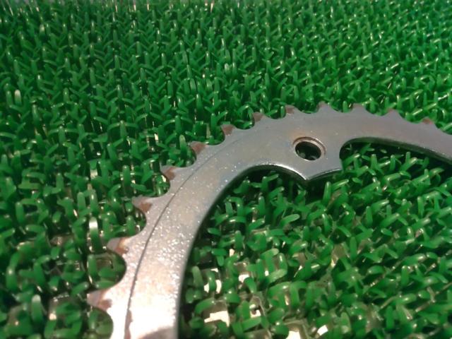 36T BCD106 メーカー不明 3穴チェーンリング シルバー