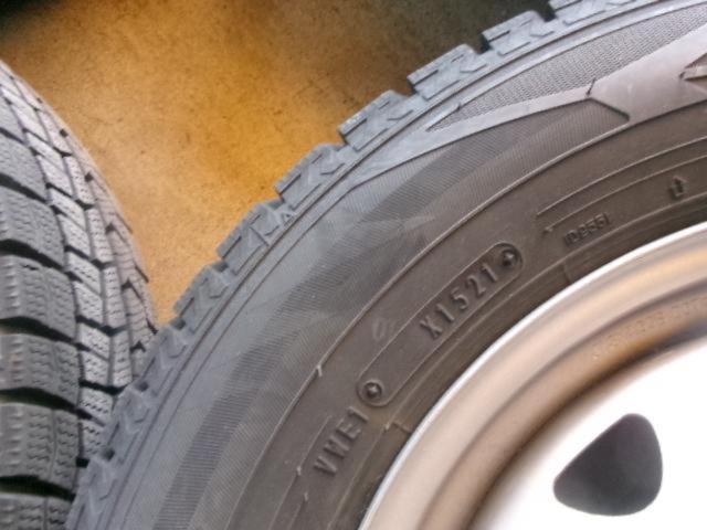 メーカー不明 マルチスチールホイール + DUNLOP WINTERMAXX WM02