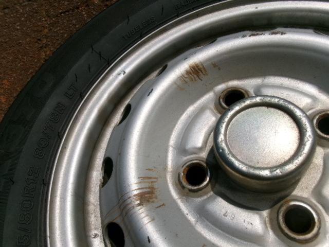 Unknown Manufacturer
Steel wheel
+
BRIDGESTONE
K370