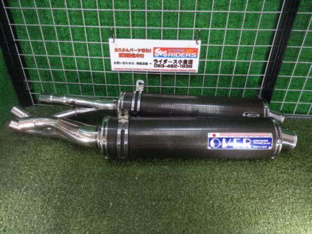 ★早い者勝ち!OVER RACING(オーヴァーレーシングプロジェクツ) ステンカーボン スリップオンマフラー V-MAX1200(2WE)