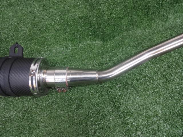 ☆☆【DELKEVIC】COM260J カーボンフルエキゾーストマフラー CBF125(’08-’14)