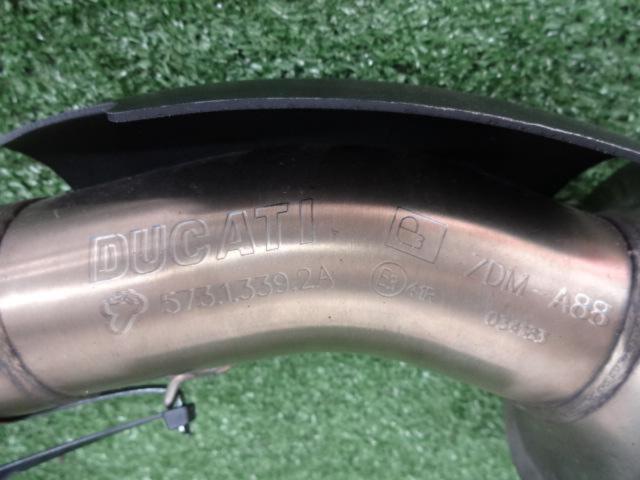 ☆☆DUCATI/ドゥカティ 純正フルエキゾースト テルミニョーニ カーボンサイレンサー 1199 パニガーレS(年式不明)外し