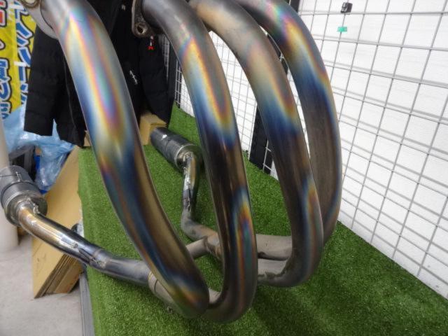 ★☆【R’s gear(アールズギア)】ワイバン チタン/カーボンサイレンサー ツイン フルエキマフラー CB1300SF(SC54E)(EBL-SC54)