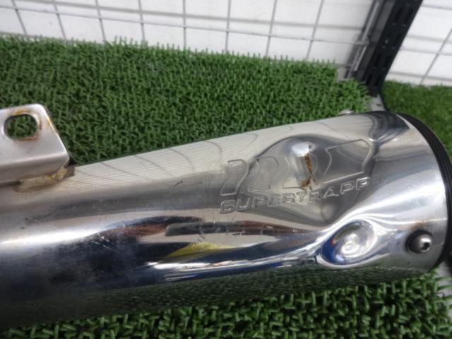 ワケアリ!★☆☆Super Trapp(スーパートラップ) 4インチ メガホンマフラー グラストラッカー キャブ車(BA-NJ4BA)外し