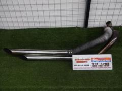 ☆メーカー不明 スラッシュカット フルエキマフラー 車種不明(ドラッグスター400キャブ車?)
