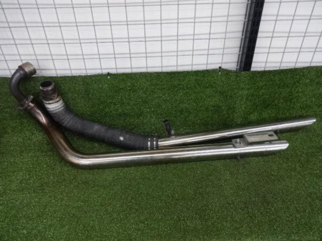 ☆メーカー不明 スラッシュカット フルエキマフラー 車種不明(ドラッグスター400キャブ車?)