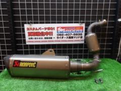  AKRAPOVIC (Akurapo Vittorio h)
Slip online
Stainless
Full exhaust muffler
G310GS(2BL-G31AA)(’17-’18)
