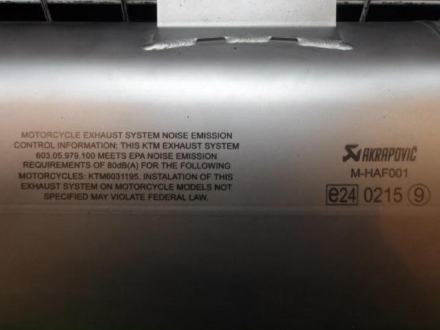  AKRAPOVIC (Akurapo Vittorio h)
Slip-on
Line
Silencer
Removed 1190 ADOVENTURE ('15)