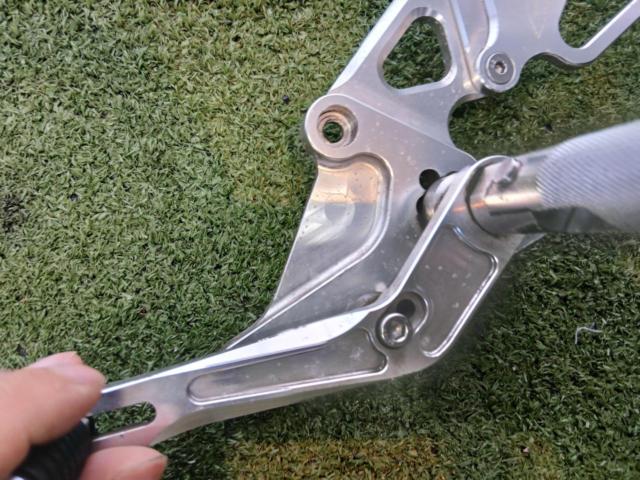 Aluminum step stool from an unknown manufacturer.
Removed from MT-07 (EBL-RM07J, 2014)