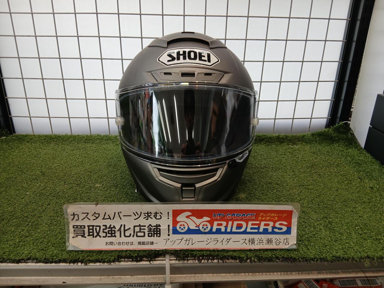 SHOEI】X-Fourteen マットディープグレー サイズ:L | 目立った傷や汚れ 