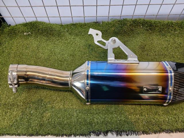 ★【R’s gear(アールズギア)】RB19-03SD リアルスペックスリップオンマフラー チタンドラッグブルー S1000XR(20～22)
