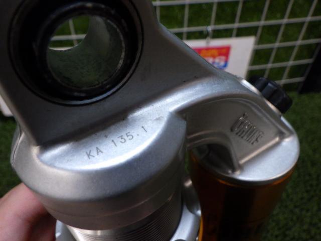 ★OHLINS リアショックサス K135 S36PR1C1L(Yellow) レジェンドツイン ZRX400外し