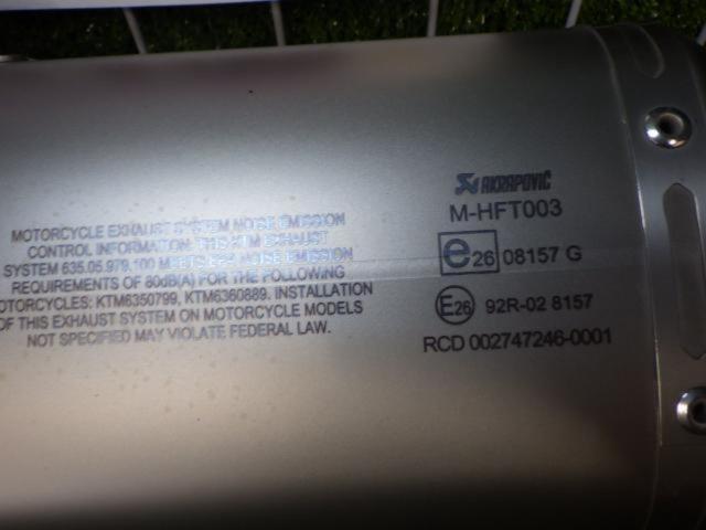 Akrapovic
Street Legal Slip-on Euro 5
Titanium silencer
Adventure/890SMT/Norden
901