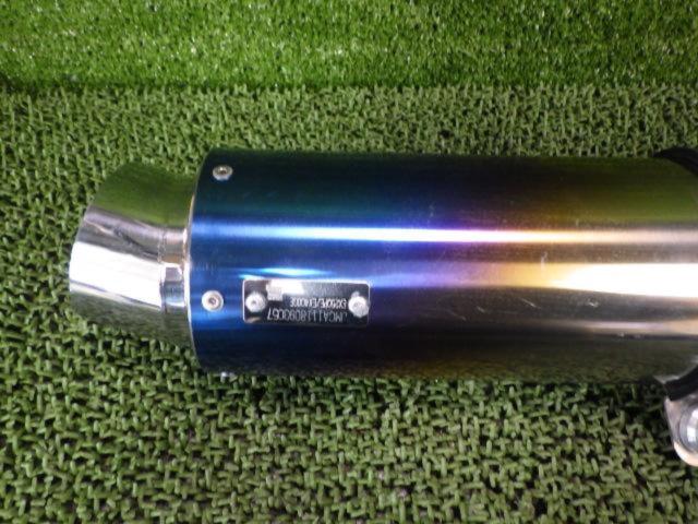 ★☆WR’S(ダブルアールズ) ラウンドタイプスリップオンサイレンサーNinja250/400 EX250PE/EX400GE(2BK-EX250P/2BL-EX400G)