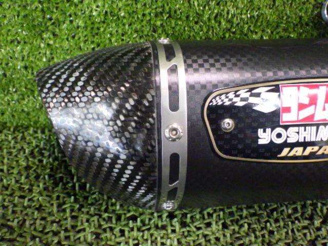 ★☆YOSHIMURA(ヨシムラ) 機械曲げ R-77S サイクロン カーボンエンド スリップオンサイレンサー GROM(JC61前期、’13-’15)