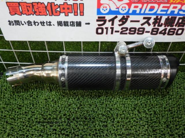 Wiruswin(ウイルズウイン) ビレットタイプブラックカーボンスリップオンマフラー レブル250(2BK-MC49)