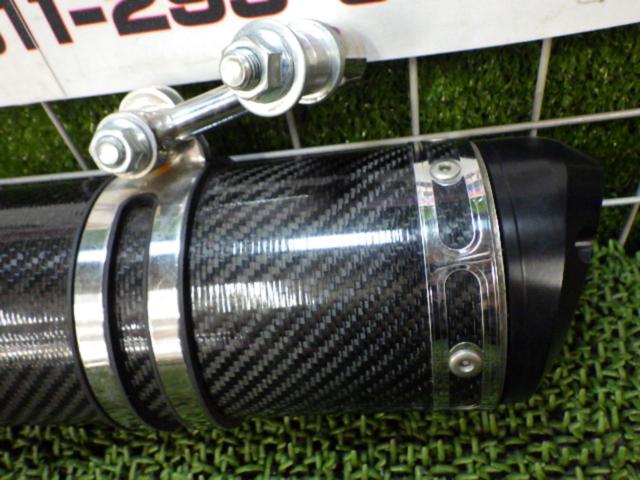 Wiruswin(ウイルズウイン) ビレットタイプブラックカーボンスリップオンマフラー レブル250(2BK-MC49)