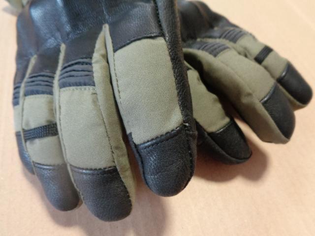 WORKMAN(ワークマン) イージス防風防水ライディンググローブ カーキ Lサイズ