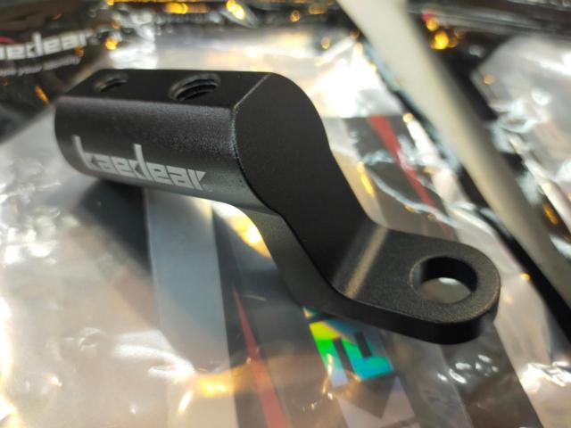 Kaedear(カエディア) アルミ製ミラーマウント(KDR-H3)x2 【ミラーホールΦ10mm/マウントバーΦ22mm】  