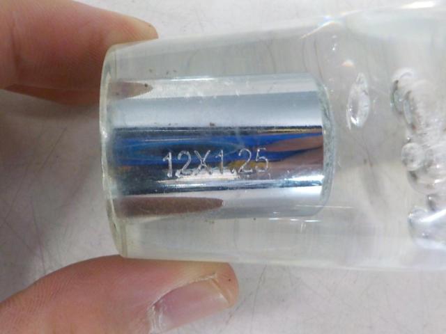 メーカー不明 クリスタルシフトノブ 150mm ネジ:M12x1.25